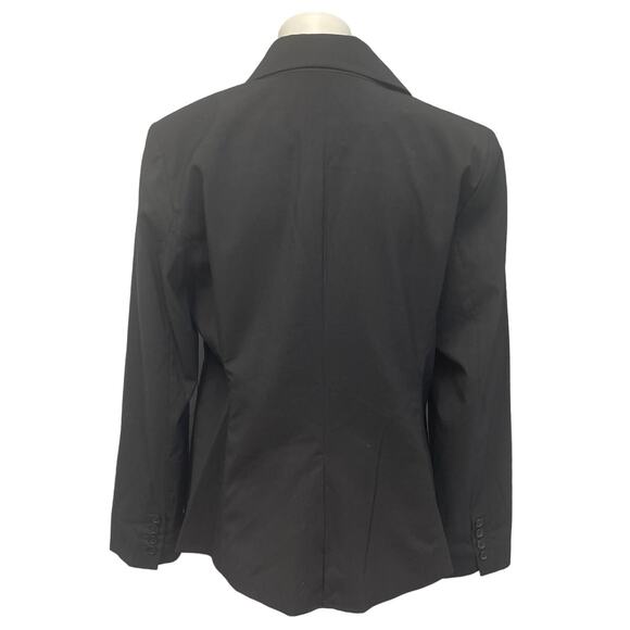 Attention Womens Size 12 Long Sleeve Button Up Lined Faux Pockets Career Jacket - Picture 3 of 4